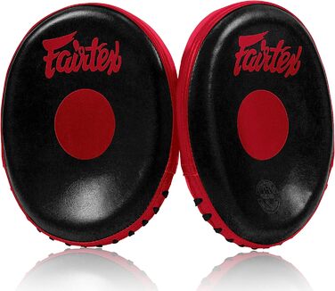 Боксерські рукавички Fairtex FMV15 для боксу з тайського боксу, 1 пара (чорний / червоний)