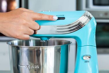 Кухонний комбайн Cecotec Cecomixer Easy: 250W, 3л, чаша з нержавіючої сталі, 5 функцій, 6 швидкостей, блакитний