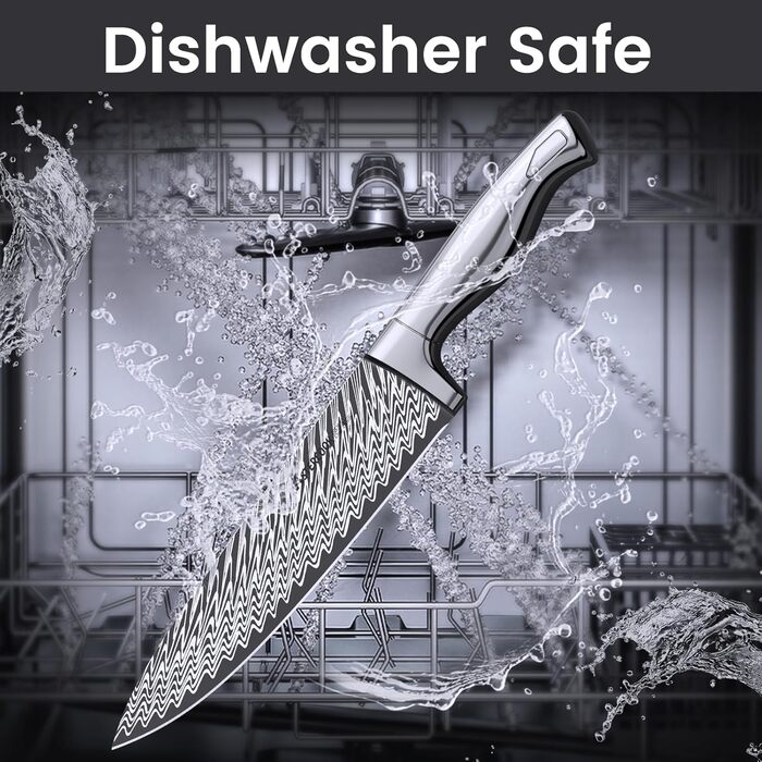 Набір кухонних ножів 15 предметів з точилкою, нержавіюча сталь, сріблястий колір