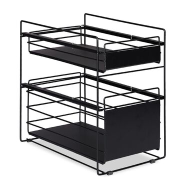 Поличка з висувними ящиками Relaxdays з 2 кошиками