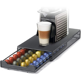 Утримувач для капсул кави, ящик-органайзер для Nespresso, вміщує 60 шт.