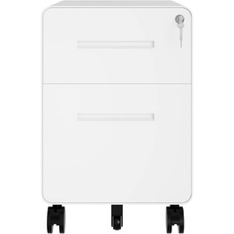 Роликовий контейнер BISLEY EasyRoll з 1 шухлядою та відділенням для документів, 500x400x500 мм (білий)
