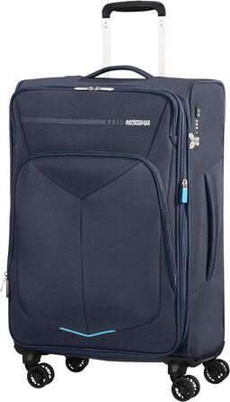 Валіза American Tourister Summerfunk, 68 см, 77 л, Navy Spinner M Expandable