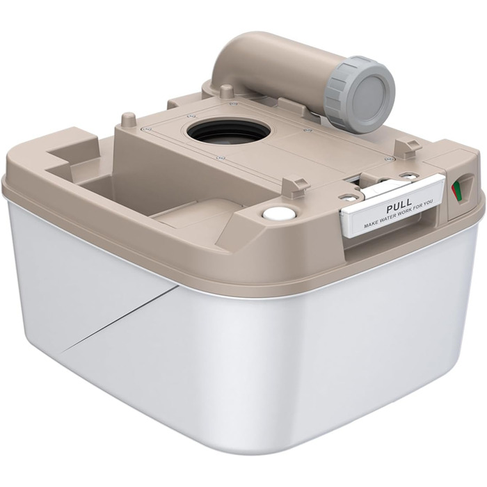 Seaflo LIGHTEU 18L портативна інжекційна туалет для кемпінгу, автодому та відпочинку на природі