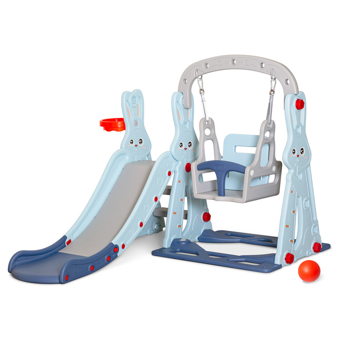 Гірка для дітей Mealux Bunny (арт. KD-B261 Blue)