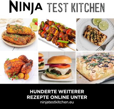 Мультигриль Ninja MAX 6-в-1 з фритюрницею, 3.8л, сірий/срібний, DG551EU