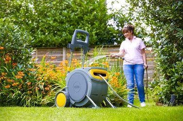 HOZELOCK Auto Reel 40M: Автоматичний шланг на котушці. Зручна установка, шланг 40м, аксесуари, 5 років гарантії. [2595R0000]