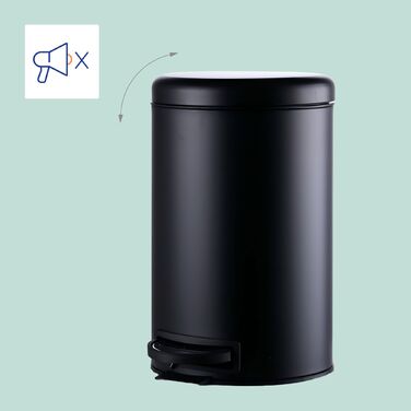 Відро для сміття Relaxdays, 12 літрів