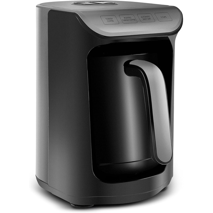 Кавомашина KARACA Hatır для приготування турецького кави з функцією обсмажування, 535W, сірий антрацит