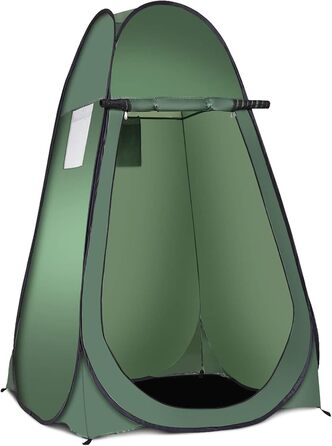 Намет душовий, переносний, 120x120x190 см, зелений, Costway