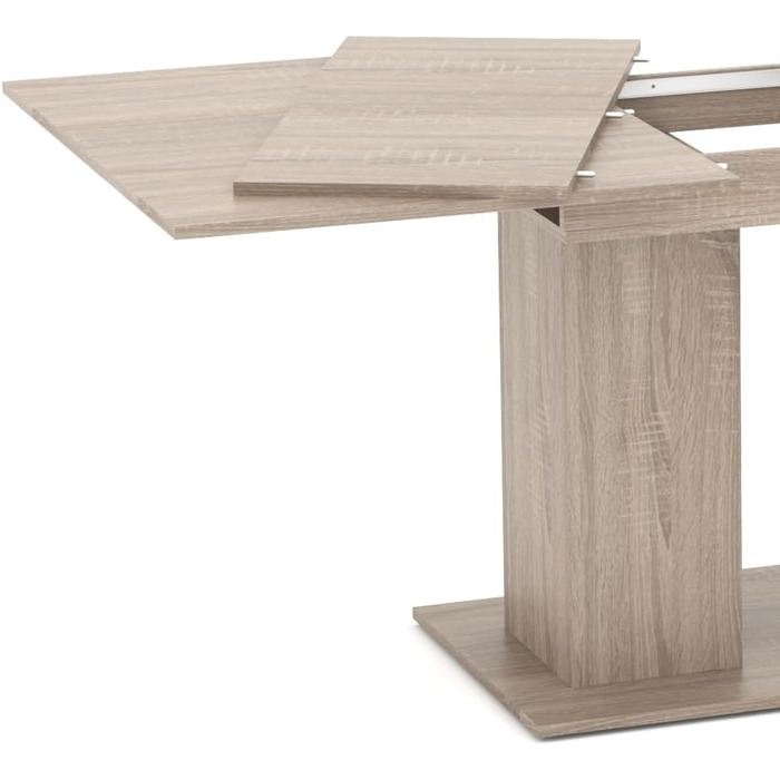 Розсувний обідній стіл Vicco Dix, шпон дуба Goldkraft, 140 x 90 см