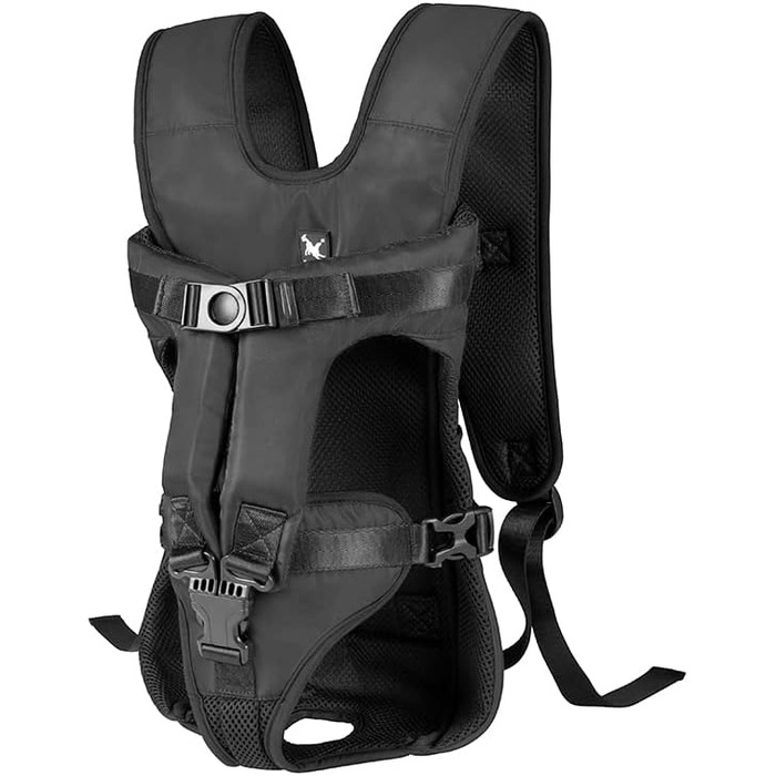 Рюкзак для собак, легкий рюкзак для домашніх тварин, регульовані ноги назовні рюкзаки для домашніх тварин Портативна сумка для подорожей Дихаючий і зручний для походів кемпінговий рюкзак для собак (XL до 16 кг) (M (до 8 кг))LeapBeast Рюкзак для собак, лег