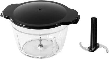 Подрібнювач кухонний електричний Russell Hobbs Mini Zerkleinerer 1л, сталь, 350W, чорний матовий 27131-56