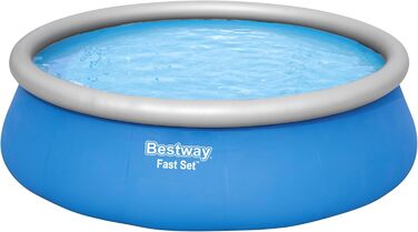 Каркасний басейн Bestway Fast Set з фільтром, круглий, 457x122 см, синій