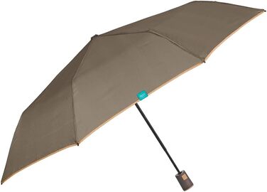 Різнобарвна парасолька PERLETTI автоматична для жінок з крапками - кишенькова парасолька Pocket Umbrella Compact Mini Lightweight Windproof - Rain Umbrella Small Travel - діаметр 96 см (зелений із золотим обідком)