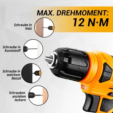 Набір інструментів DEKO 126 предметів в кейсі: професійний набір для дому, офісу та саду (жовтий)