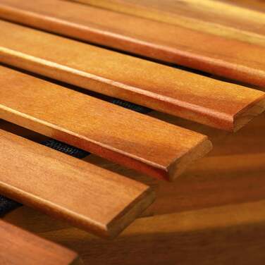 Лежак для сауни Java 155x60x93см Acacia FSC-сертифікований® складаний