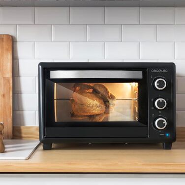 Мультиварка Cecotec Bake&Toast 1090 Black: 1000 Вт, 30 л, таймер, регулювання температури, решітка-гриль, лопатка