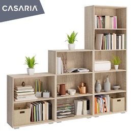 Книжкова шафа Vela Oak 2 відділення