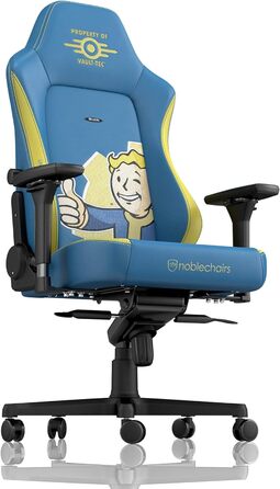 Крісло ігрове Noblechairs Hero Fallout Vault-Tec Edition – PU шкіра, до 150 кг, ергономічне, для дому та офісу