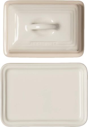 LE CREUSET Контейнер для масла Steinzeug, 900 г, 17 x 12.5 x 9 см, кремовий