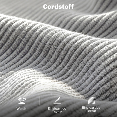 Диван на 3 особи, кутовий диван з підлокітниками, м'який диван з декоративною шнурівкою для вітальні, світло-сірий