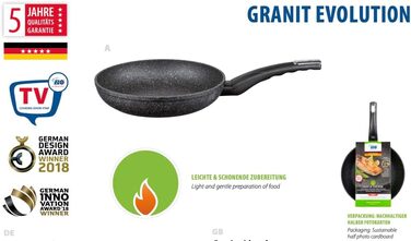 Сковорода ELO Granite Evolution, алюміній, чорна, 28 см Граніт Evolution 28 см