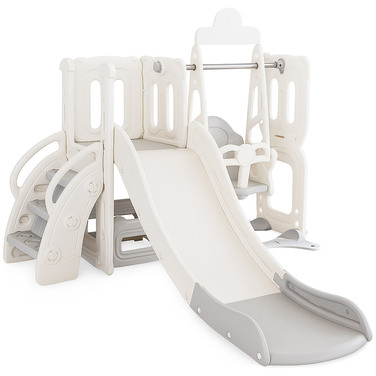 Дитячий ігровий комплекс Mealux Elsa White / Grey (арт. KD-B012 White / Grey)