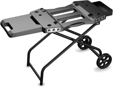 Підставка для гриля Denmay для Ninja Woodfire OG700, Pit Boss, Blackstone, Traeger Ranger, з підставкою та кошиком (чорний)