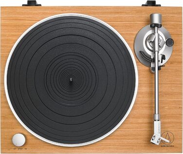 Програвач вінілу Audio-Technica AT-LPW30 з ремінним приводом, корпус з тикового дерева, ручне керування