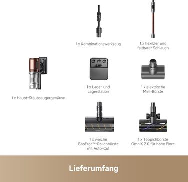 Dreame V30 Бездротовий пилосос для твердих підлог і килимів 24000PA, 90 хв, фільтр 99.99%, видалення шерсті тварин