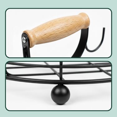 Relaxdays Двоярусна етажерка для фруктів та овочів