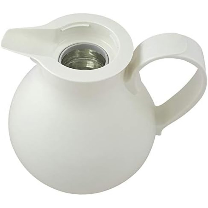 Термос Helios Nostalgie 1L, білий - підтримує температуру до 6 годин, для чаю та кави