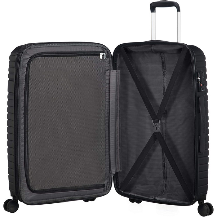 Валіза American Tourister Aero Racer Spinner 68, що розкладається, 68 см, 75.5 л, Jet Black