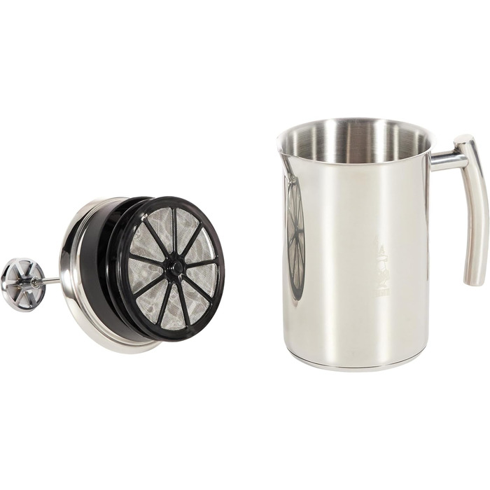 Кавоварка Bialetti Cappuccinatore Perfect Cream для всіх плит (індукція), 330 мл, нержавіюча сталь