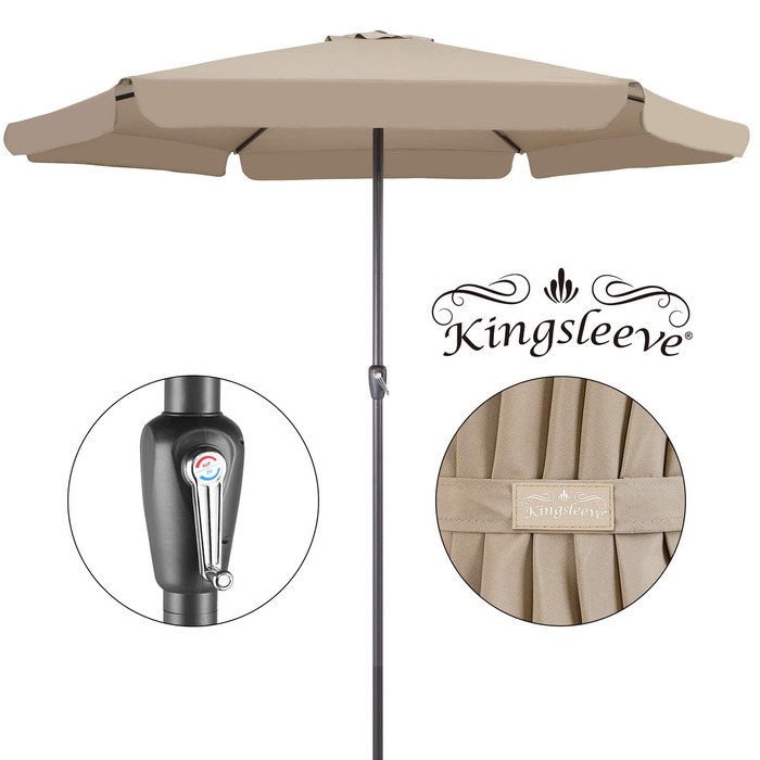 Parasol Maui Taupe Ø330см Захист від ультрафіолету 80+