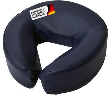 Подушка для масажного столу з екошкіри, блакитний колір