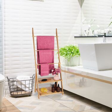 Полотенцесушильник Relaxdays з 2 полицями