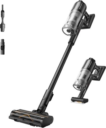 Dreame Z10 - Бездротовий пилосос з потужністю 190AW, 90 хвилин роботи, датчик пилу, LED-дисплей, синій LED, без заплутування, для дому, шерсті тварин, килимів