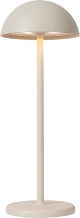LED-лампа LUCIDE JOY - перезарядна настільна лампа для дому та вулиці, IP54, 1.5W, 3000K, біла