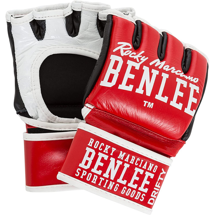 Шкіряні тренувальні рукавички Benlee для ММА (1 пара) DRIFTY (XXL, Червоний)