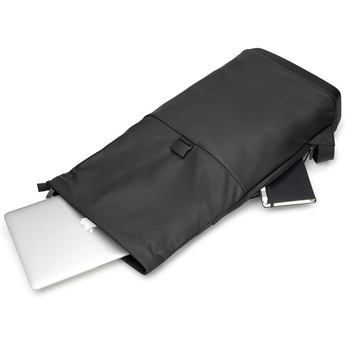 Рюкзак Moleskine Rolltop, сумісний з пристроями 15'', 40x32x12 см, чорний