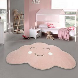 Килимок для дитячої кімнати Cloud Play Rug в рожевому кольорі, 120 x 170 см 120 x 170 см Pink Black