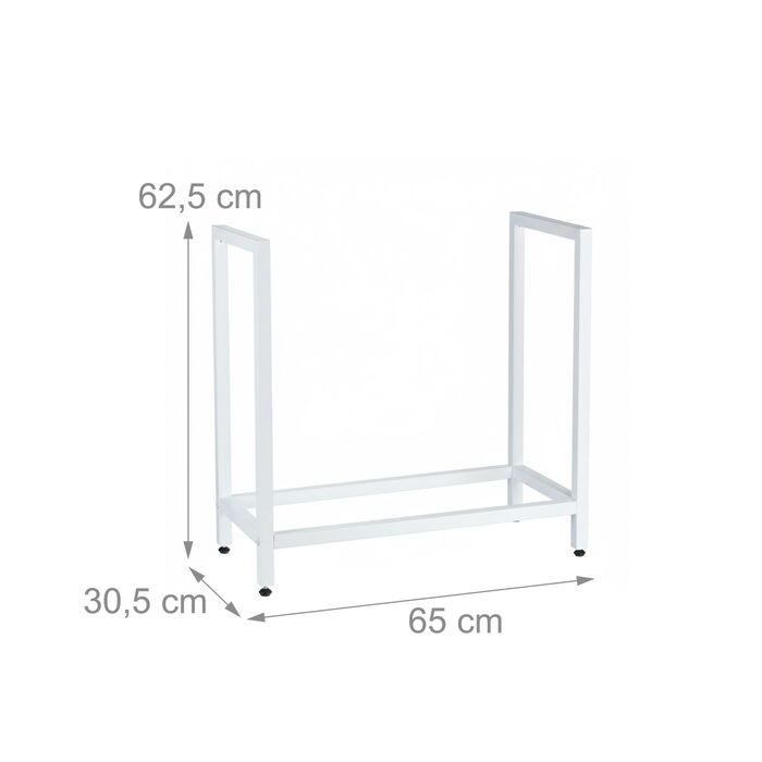 Стильна полиця для дров Relaxdays