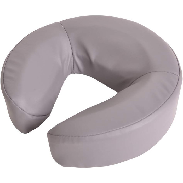 Подушка для масажного столу з екошкіри (сіра)