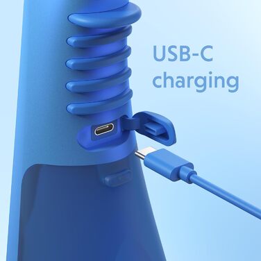 Іригатор Ordo Munddusche бездротовий з 3 режимами, портативний для подорожей, перезаряджається, водонепроникний IPX7, рекомендований стоматологами (Арктично-блакитний)