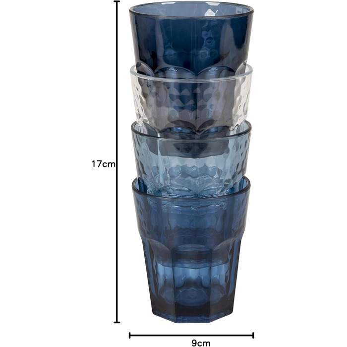 Набір посуду для кемпінгу на 4 особи, блакитно-білий, 16 предметів, з меламіну, для дому/кемпінгу/RV, сучасний набір для пікніка