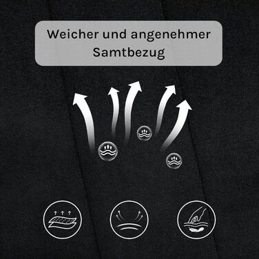 Набір з 4-х стільців Lestarain для їдальні, вітальні, кухні. Ретро стільці з м'яким сидінням (велюр, чорний), металеві ніжки, до 150 кг.