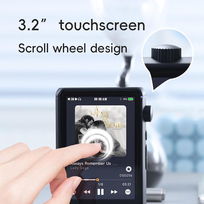 HiBy R3 II MP3-плеєр Bluetooth 5.1, MQA, DSD, PCM, підтримка Tidal/Qobuz, Hi-Res Audio, баланс 4.4 мм, розширення пам'яті до 2 ТБ, версія 2025