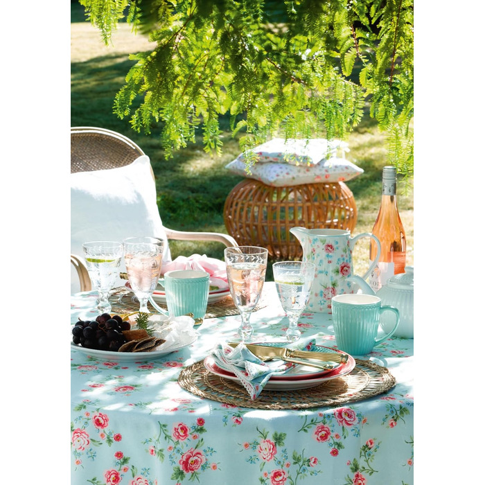 Скляний кувшин Greengate Alice Krug Cool Mint, 1.5 л, м'ятний